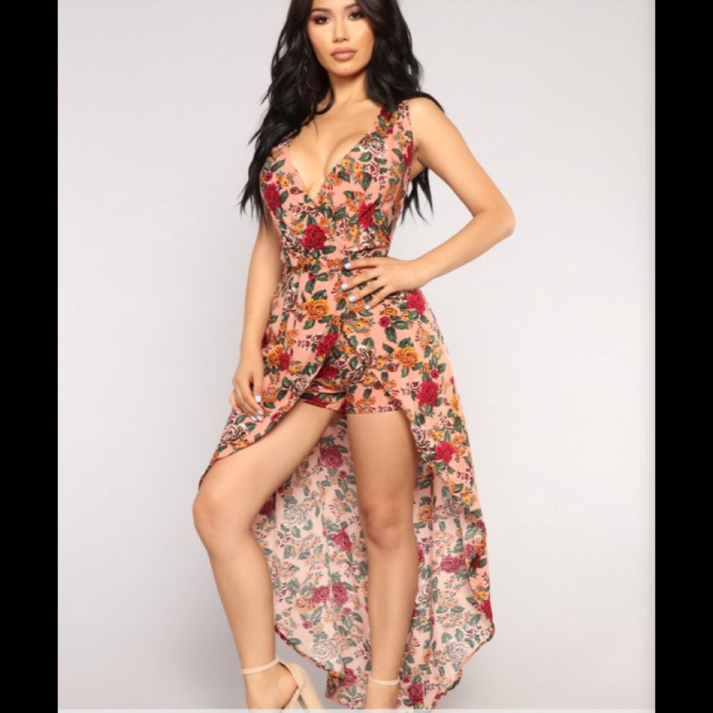 Fashion Nova Maxi Romper